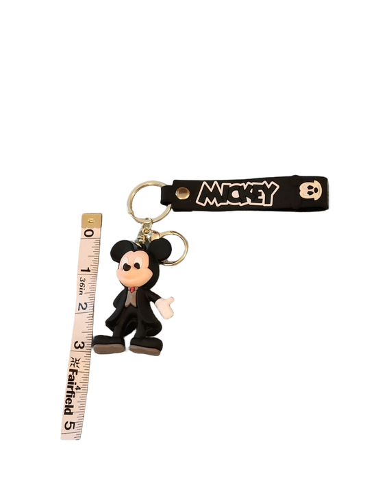 Accessories - Disney Mickey Mouse Keychain Black Wrist Strap